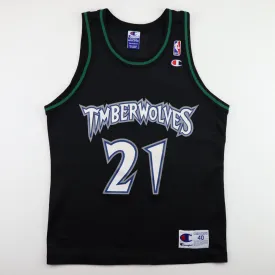 1990s Kevin Garnett Minnesota Timberwolves Basketball Jersey