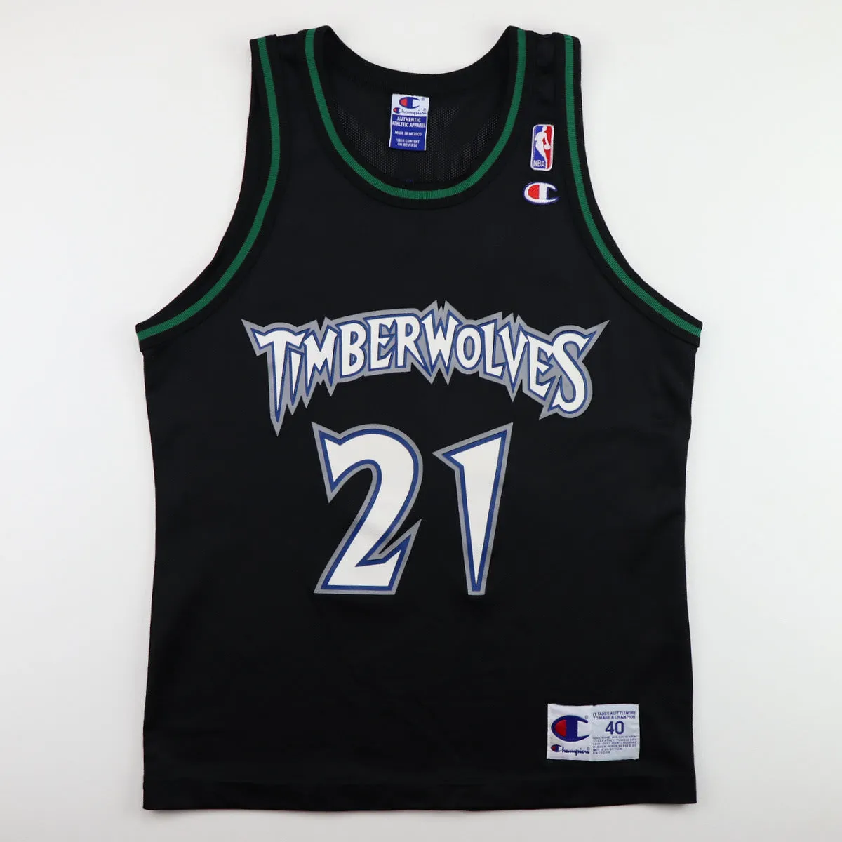 1990s Kevin Garnett Minnesota Timberwolves Basketball Jersey