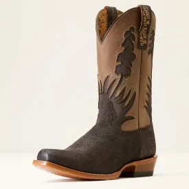 Ariat Men's Chocolate Snake Print Sendero High Stepper Blunt Toe Western Boots