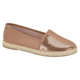 Beige Sequin Espadrilles