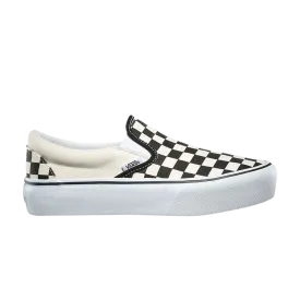 Classic Slip-On Platform Vans Sneakers, Black