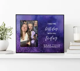 eras tour memory gift frame for taylor swift concert memory picture frame personalized to your concert date and personalized frame