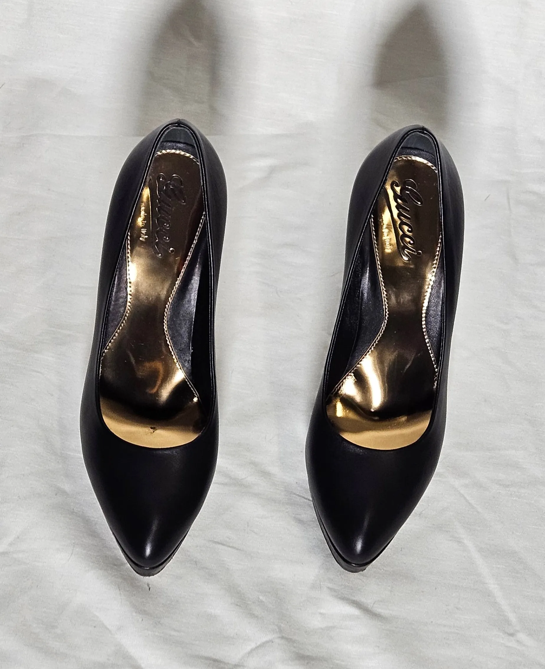 Gucci Black Platform Stiletto Heels