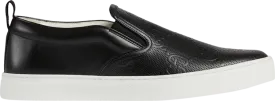 Gucci Slip-On GG Embossed Sneakers - Black