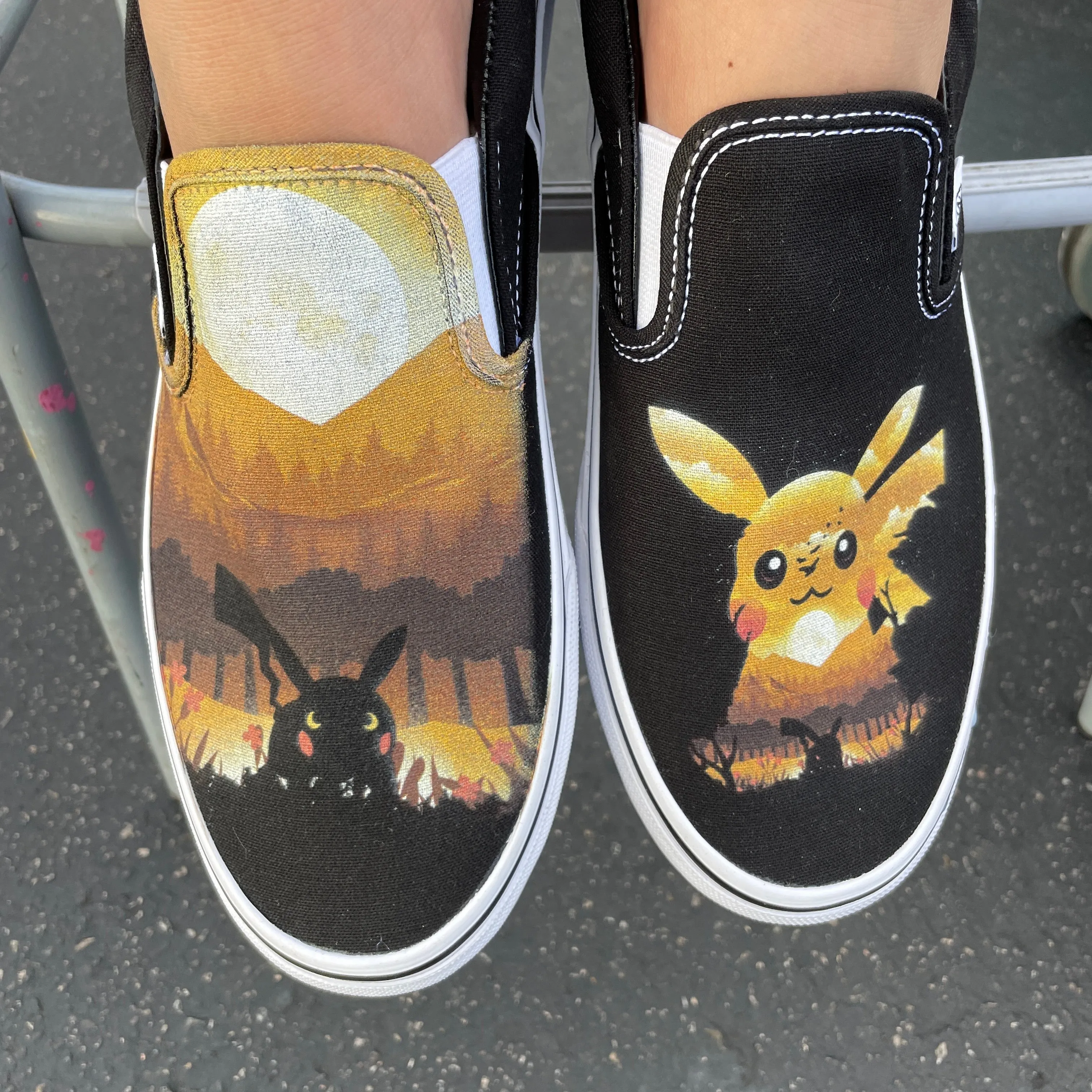 I Choose You! Custom Vans Slip On Sneakers