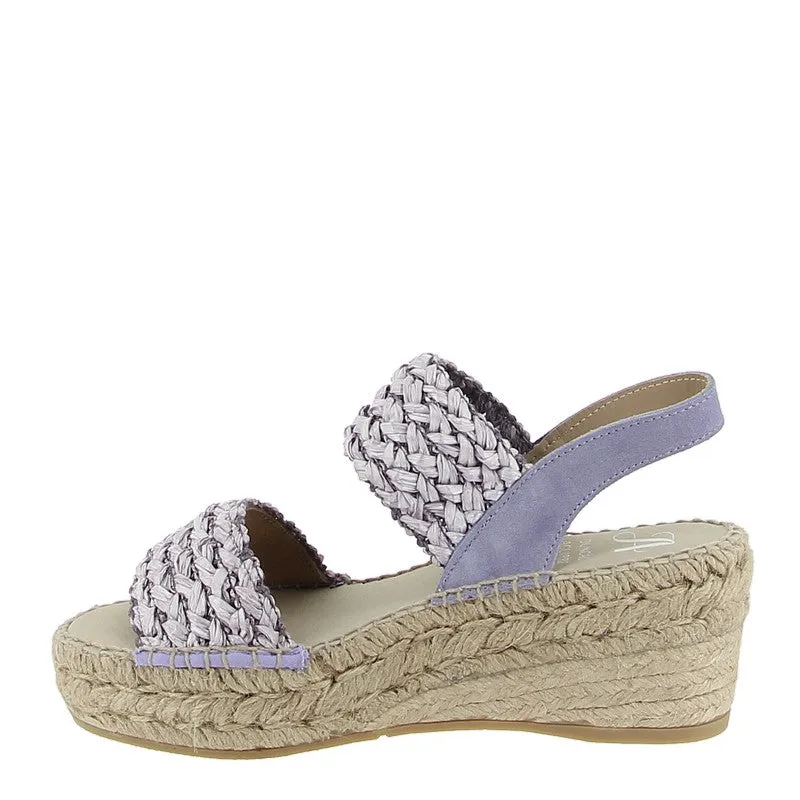 Juncal Aguirre 2525 Lilac Wedge Espadrille