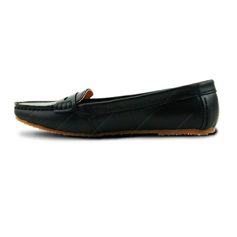 Leather Moccasin Soft Black