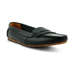 Leather Moccasin Soft Black