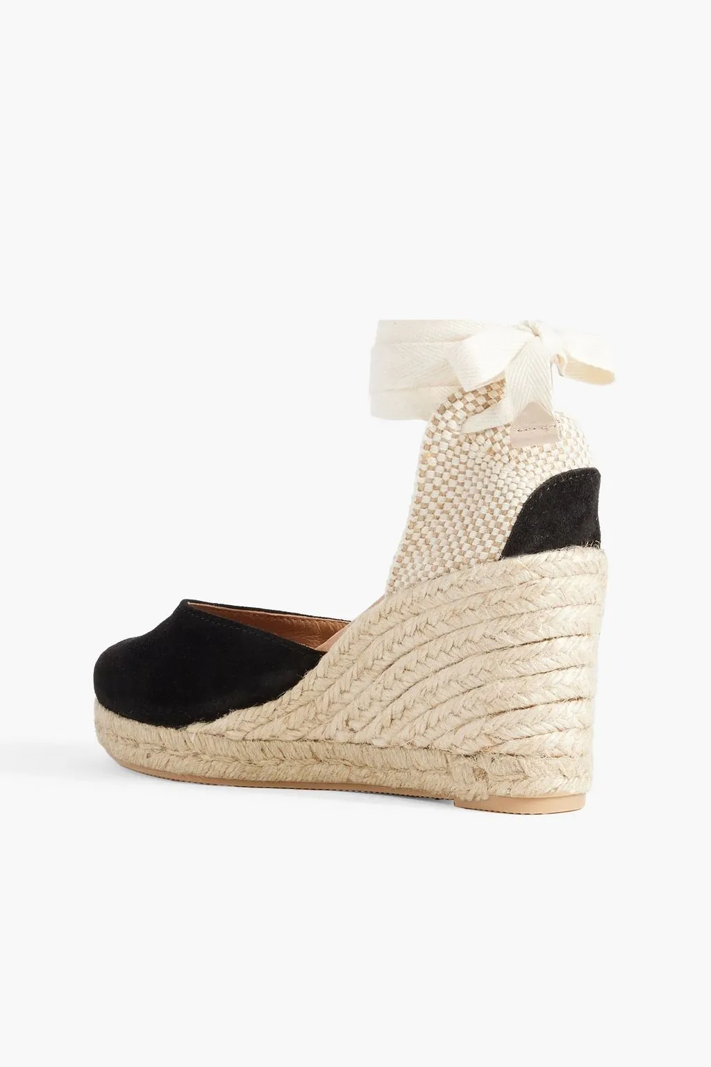 Leda suede wedge espadrilles LAST STUDIO, black