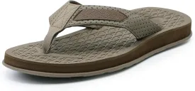 MALIDA Mens Flip Flops Non-Slip Bathroom Shower Shoes Cushion foam Indoor and Outdoor Thong Sandals