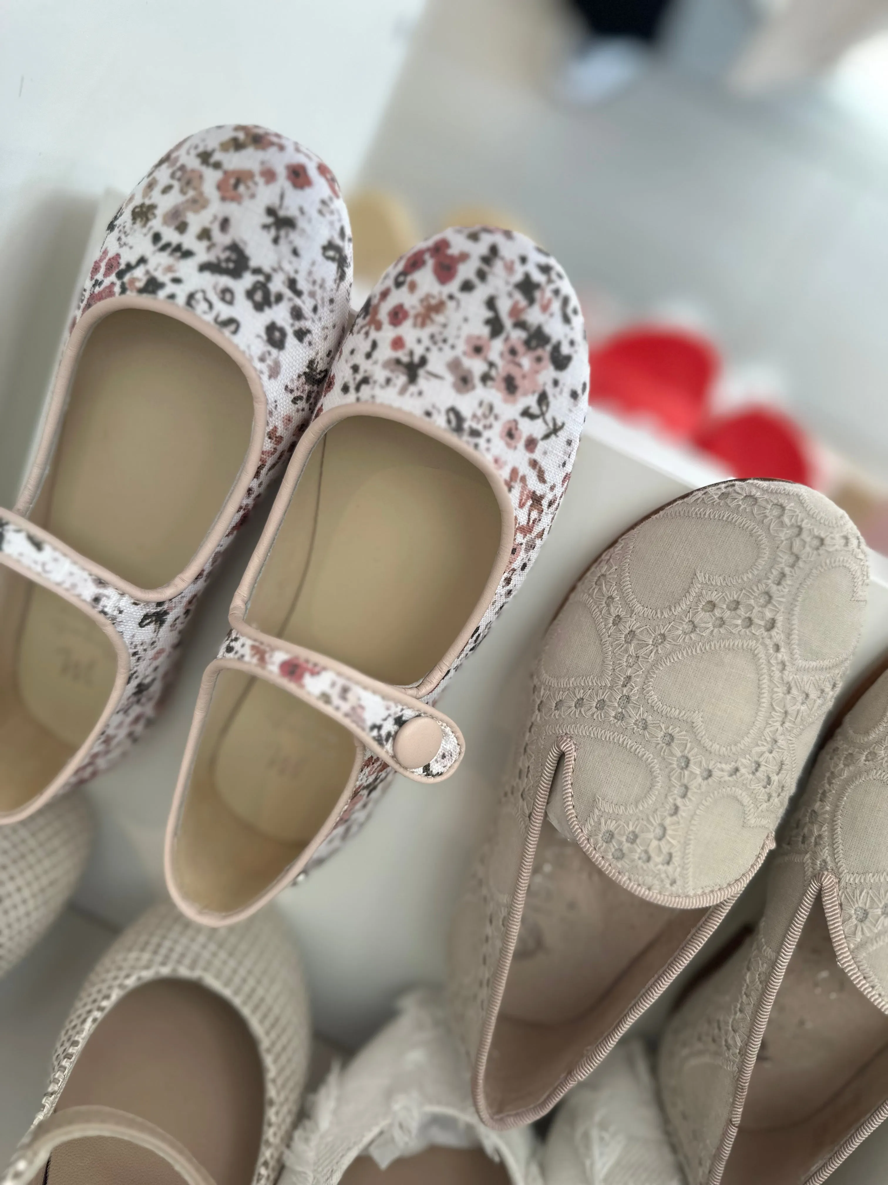 Manuela Rose Floral Mary Jane