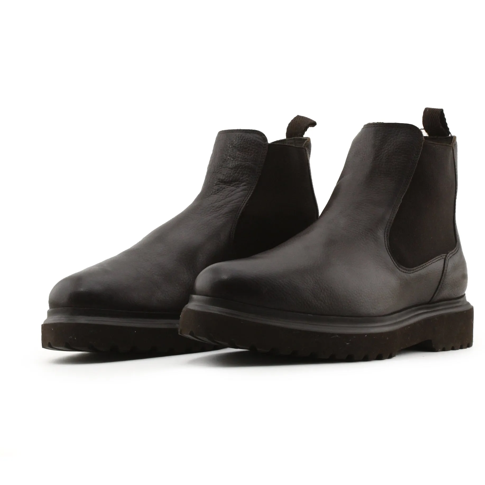 Massimo Dutti Stretchable Chelsea Ankle Boots | 100% Authentic Leather
