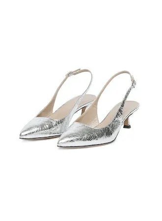 Mirror Shoes - Silver Metallic