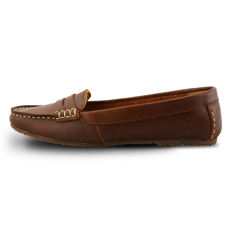 Penny Moccasin Classy Oil Tanned Toffee Tan