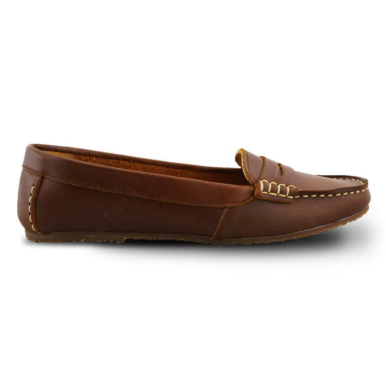 Penny Moccasin Classy Oil Tanned Toffee Tan
