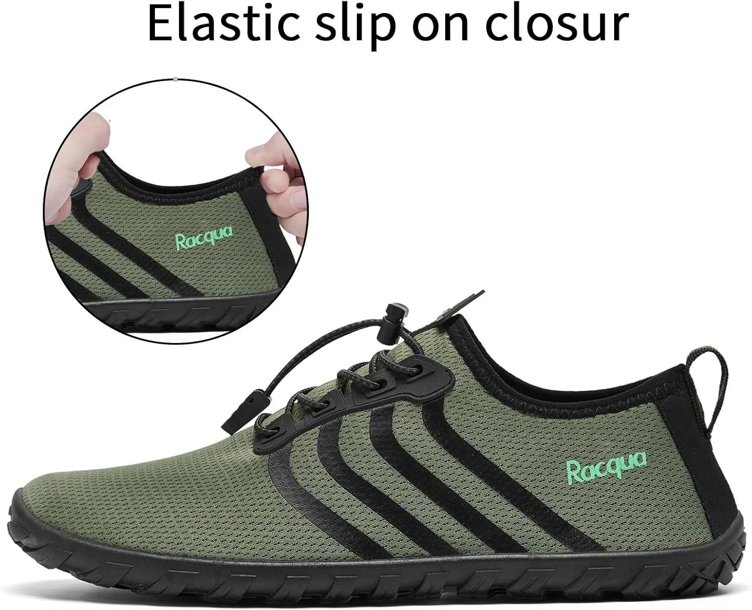 Racqua Water Shoes Men&Women Swim Beach Pool River Aqua Quick Dry Breathable