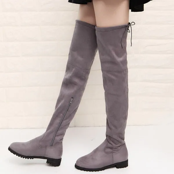Slim Boots Sexy Over The Knee High Suede Women