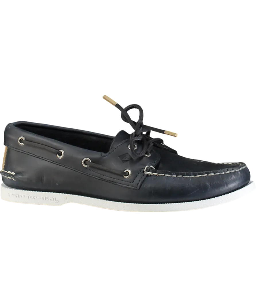 Sperry Blue Authentic Original 2-eye Pullup Navy Deck Shoes UK 9 EU 43 👞