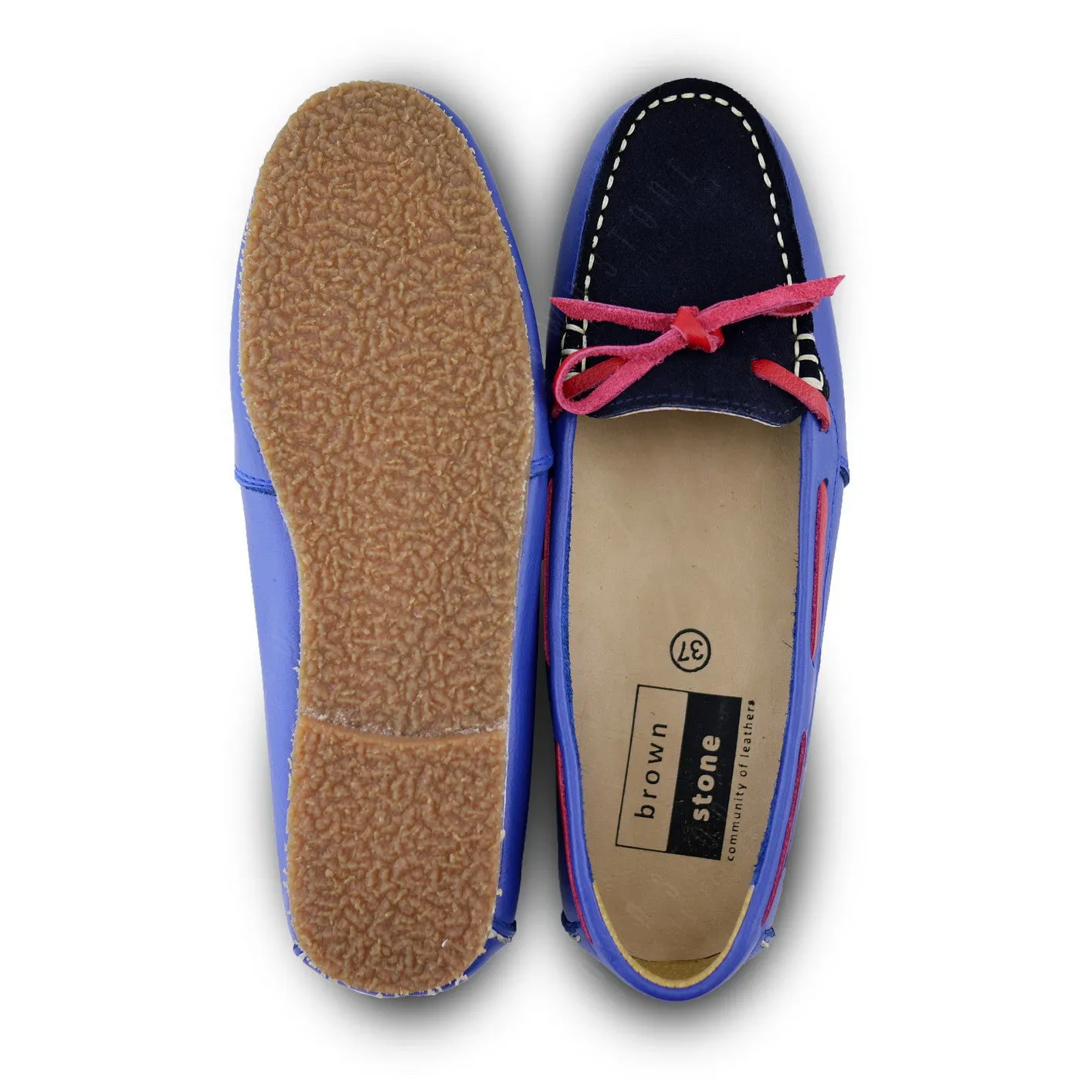 Suede Flip Lace Leather Moccasin EURO2016 France Limited Edition