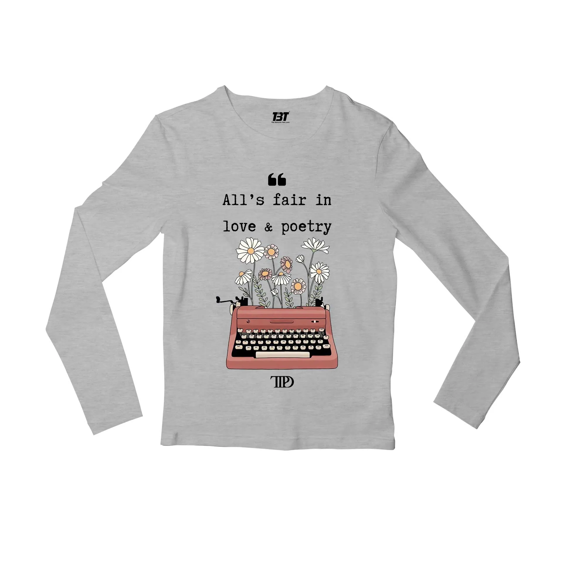 Taylor Swift Full Sleeves T shirt - Love & Poetry