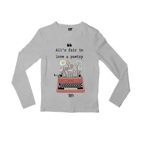 Taylor Swift Full Sleeves T shirt - Love & Poetry