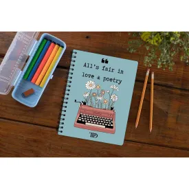 Taylor Swift Notebook - Love & Poetry