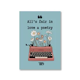 Taylor Swift Poster - Love & Poetry