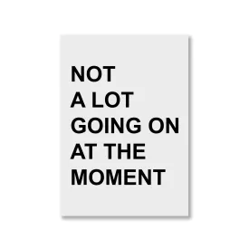 Taylor Swift Poster - Not A Lot Going On