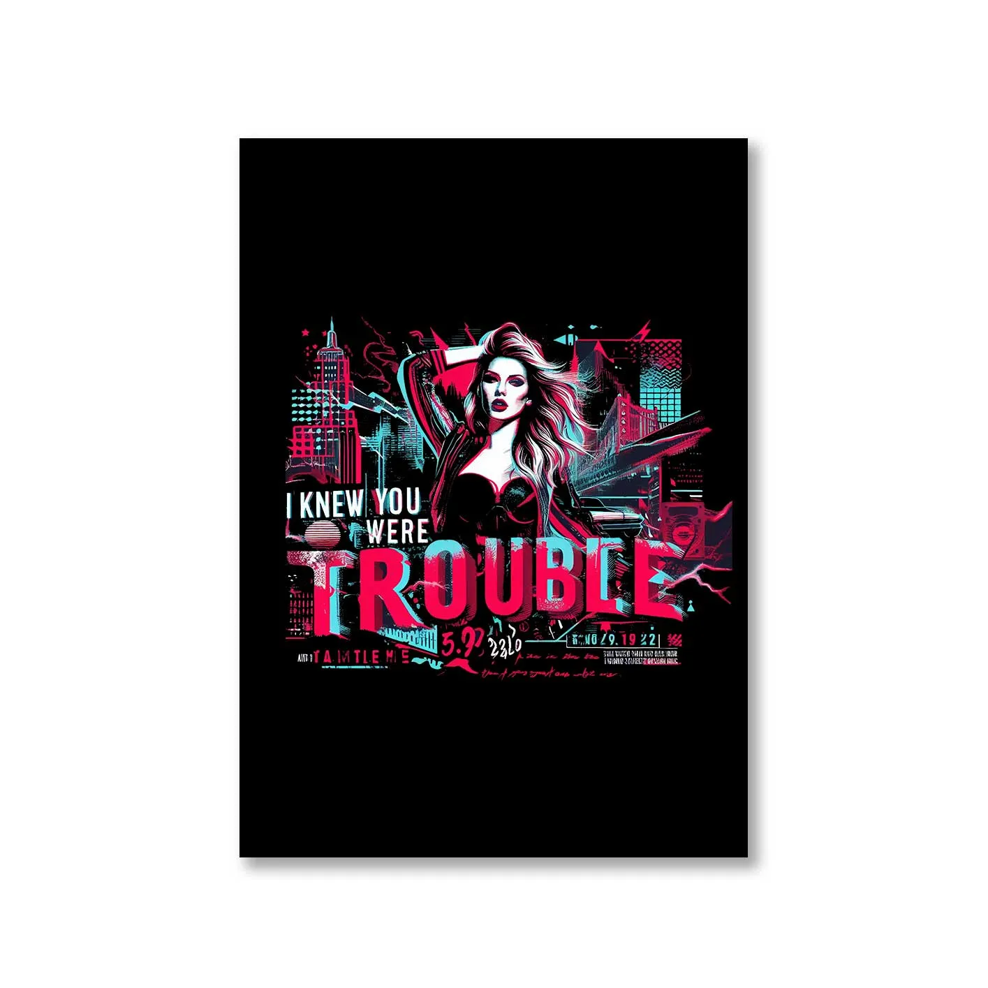 Taylor Swift Poster - You Were Trouble