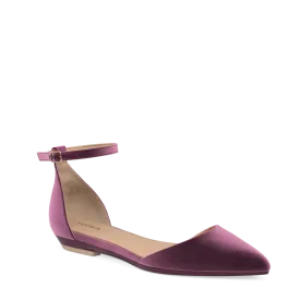 The D'Orsay - Sugar Plum Velvet Flat