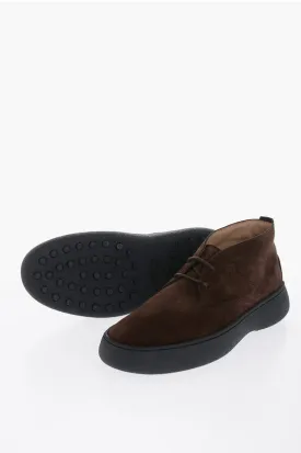 Tod's Suede Leather Desert Boots