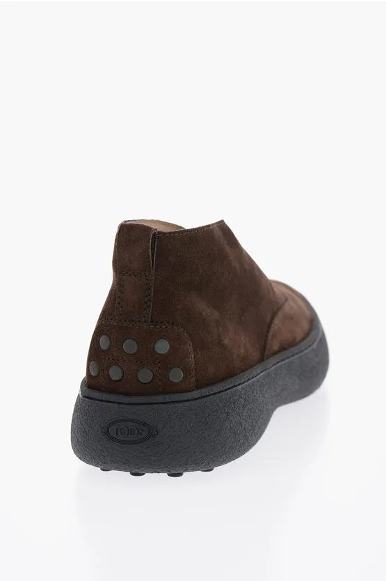 Tod's Suede Leather Desert Boots
