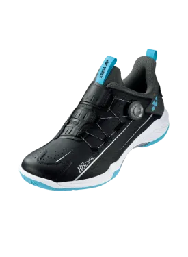 Yonex Power Cushion 88 Dial 2 Wide Unisex Badminton Shoes (Black/Ice Blue)